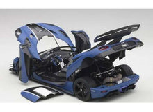 Indlæs billede til gallerivisning 1/18 Koenigsegg One 1, blue/carbon with white accents 1:18