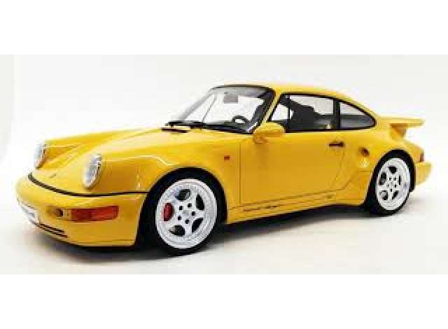 1993 Porsche 911 (964) Turbo S Leichtbau, yellow 1:12