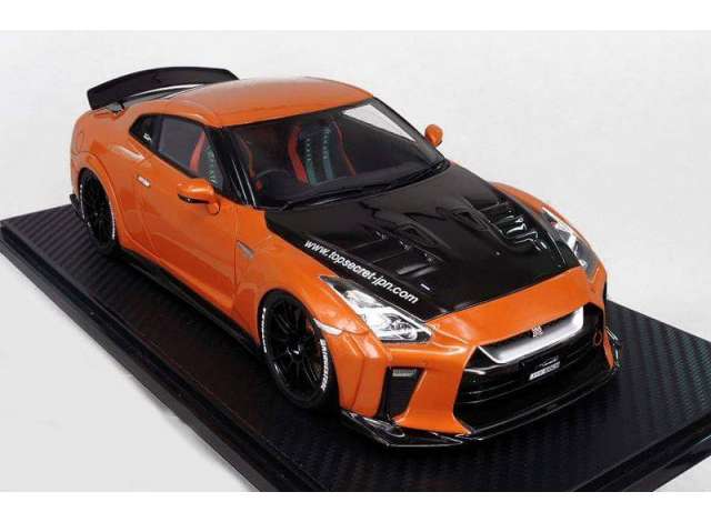 1/18 Top Secret Nissan GT-R (R35) 20 inch wheel, orange  1:18
