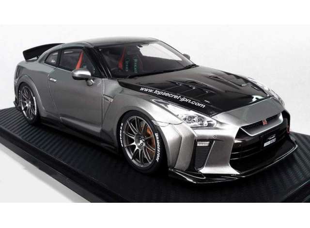 1/18 Top Secret Nissan GT-R (R35) 20 inch wheel, gun grey metallic 1:18