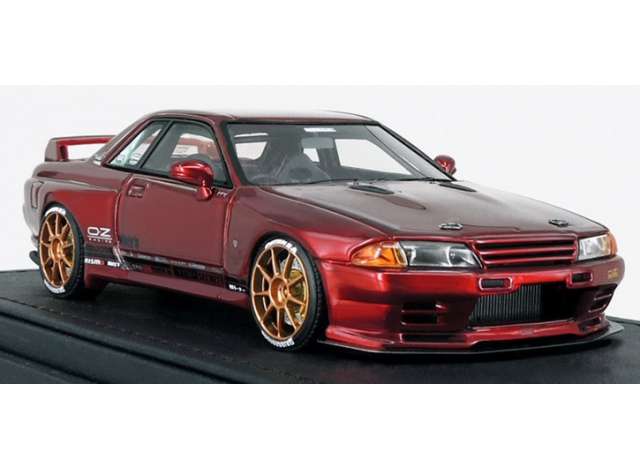 1/18 Top Secret Nissan GT-R (VR32) 18 inch wheel, red metallic 1:18