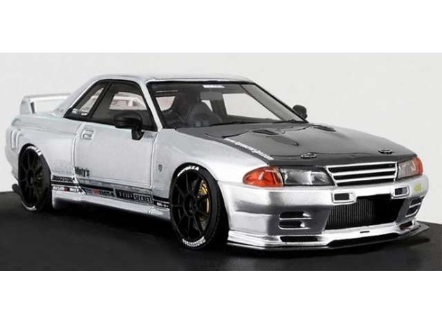 1/18 Top Secret Nissan GT-R (VR32) 18 inch wheel, silver metallic 1:18