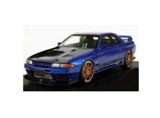1/18 Top Secret Nissan GT-R (VR32) 18 inch wheel, blue metallic 1:18