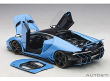 Indlæs billede til gallerivisning Lamborghini Centenario, blue cepheus  1:18