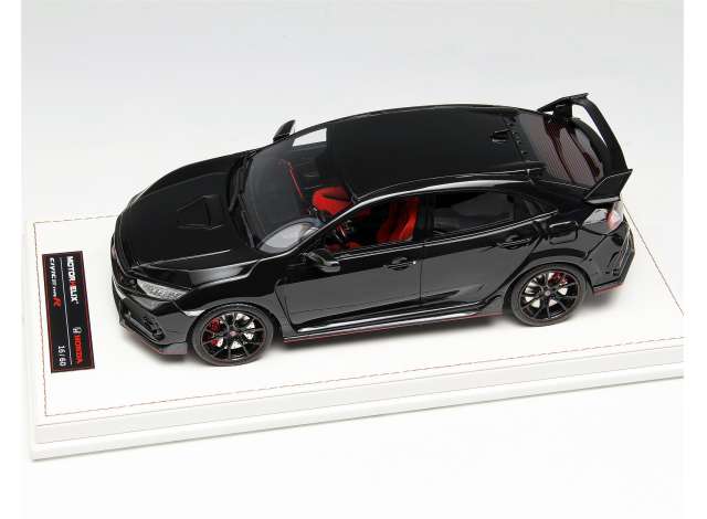 2017 Honda Civic type R LHD *Resin Series*, shiny black 1:18
