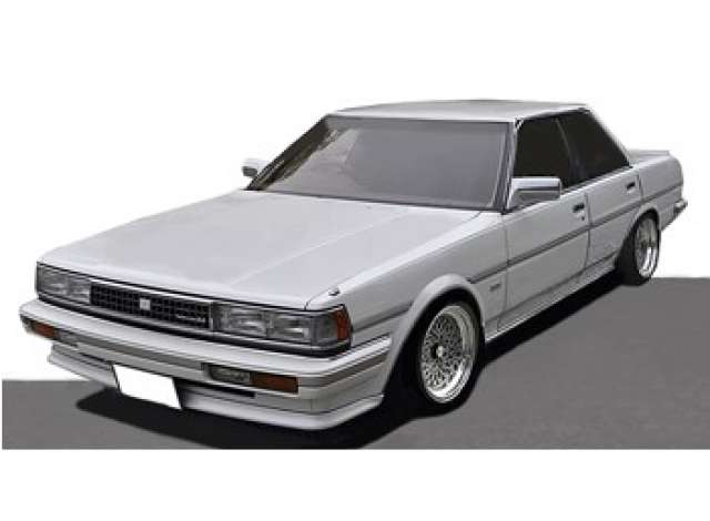 1/18 Toyota Cresta GX71 Exceed 15 inch Wheels, white 1:18