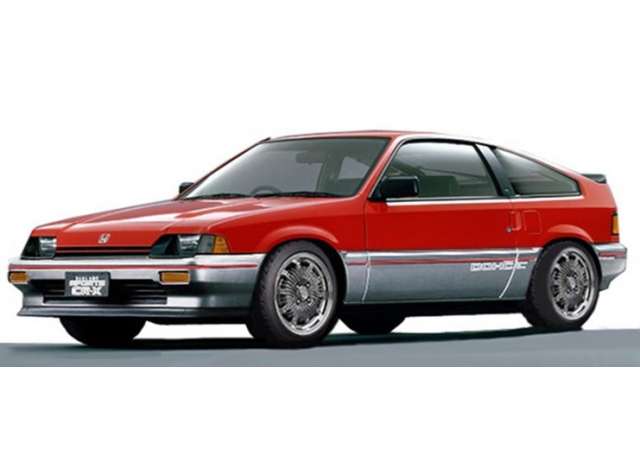 1/18 Honda Ballade Sports CR-X Si(E-AS) 15 inch Wheels, red/silver 1:18