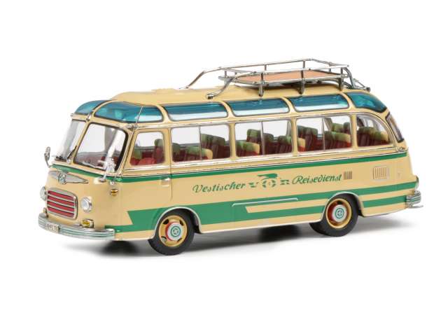 1/18 Setra S6, beige/green 1:18