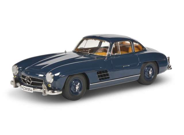Mercedes Benz 300 SL, blue 1:12