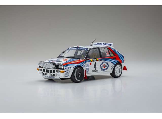 Lancia Delta #4 Monte Carlo Winner, white/red/blue 1:18