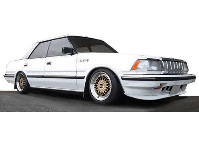 1/18 Toyota Crown (120) 3.0 16 inch Wheels, royal saloon G white 1:18