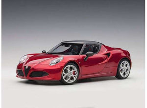 Alfa Romeo 4C Spider, metallic red 1:18