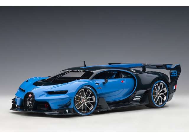Bugatti Vision GT, light blue/blue carbon 1:18