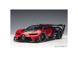 Bugatti Vision GT, Italian red/black carbon 1:18