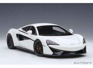 McLaren 570S, white 1:18