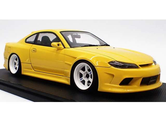 1/18 Nissan Vertex S15 Silvia 17 inch Wheels, yellow 1:18