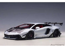 Indlæs billede til gallerivisning Liberty Walk Lamborghini Aventador, silver matt metallic 1:18