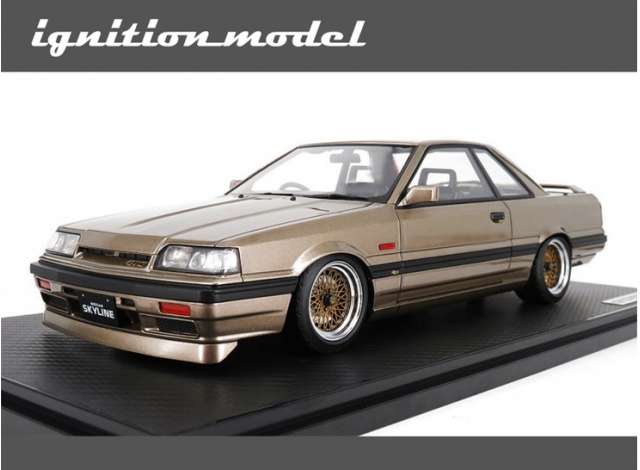 1/18 Nissan Skyline GTS Autech Ver (R31) 16 inch Wheels, brown metallic 1:18