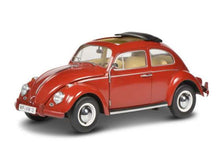 Indlæs billede til gallerivisning 1/12 1963 Volkswagen Beetle faltdach, red 1:12