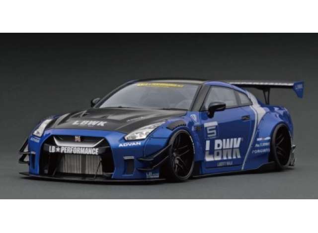 1/18 LB-Works Nissan GT-R R35 type 2, blue 1:18