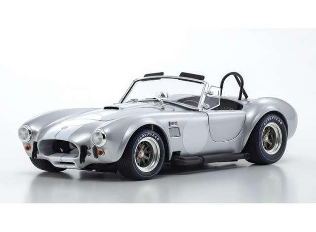 1/18 Shelby Cobra 427S/C Racing, silver/white 1:18