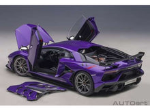 Indlæs billede til gallerivisning Lamborghini Aventador SVJ, viola pasifae 1:18