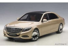 Indlæs billede til gallerivisning 2015 Mercedes Maybach S-class, light gold 1:18