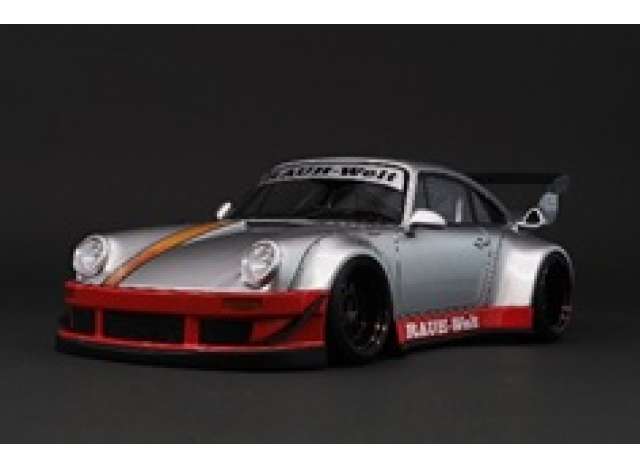 1/18 Porsche RWB 930, silver/red 1:18