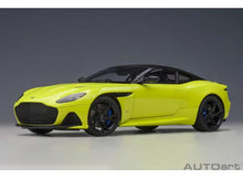 Indlæs billede til gallerivisning Aston Martin DBS Superleggera (Lime Essence), yellow  1:18