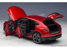 Indlæs billede til gallerivisning 1/18 Lamborghini Urus, rosso efesto 1:18