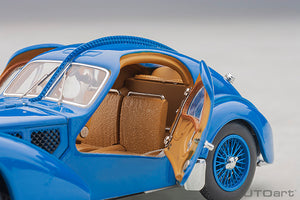 BUGATTI 57SC ATLANTIC 1938 - BLUE SPOKED RIMS - CERCHIO A RAGGIO BLUE