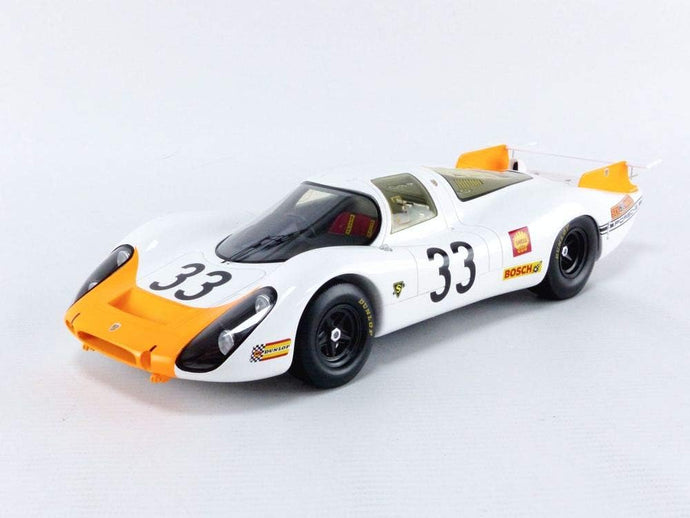 PORSCHE 908 3.0L F8 TEAM PORSCHE SYSTEM ENGINEERING N 33 3rd 24h LE MANS 1968 J.NEERPASCH - R.STOMMELEN WHITE ORANGE