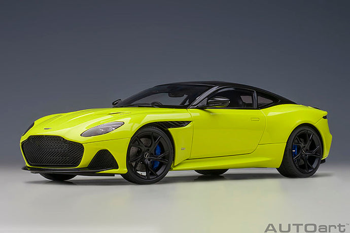Aston Martin DBS Superleggera (Lime Essence), yellow  1:18