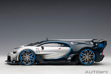 Indlæs billede til gallerivisning BUGATTI CONCEPT VISION GRAN TURISMO 2018 SILVER BLUE CARBON