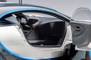 BUGATTI CONCEPT VISION GRAN TURISMO 2018 SILVER BLUE CARBON