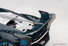Indlæs billede til gallerivisning BUGATTI CONCEPT VISION GRAN TURISMO 2018 SILVER BLUE CARBON