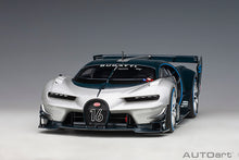 Indlæs billede til gallerivisning BUGATTI CONCEPT VISION GRAN TURISMO 2018 SILVER BLUE CARBON