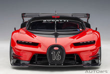 Indlæs billede til gallerivisning Bugatti Vision GT, Italian red/black carbon 1:18