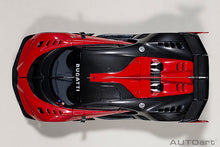 Indlæs billede til gallerivisning Bugatti Vision GT, Italian red/black carbon 1:18