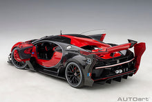 Indlæs billede til gallerivisning Bugatti Vision GT, Italian red/black carbon 1:18