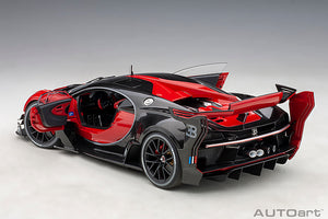 Bugatti Vision GT, Italian red/black carbon 1:18