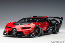 Indlæs billede til gallerivisning Bugatti Vision GT, Italian red/black carbon 1:18