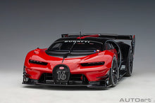 Indlæs billede til gallerivisning Bugatti Vision GT, Italian red/black carbon 1:18