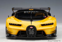 Indlæs billede til gallerivisning BUGATTI CONCEPT VISION GRAN TURISMO 2018 MIDAS YELLOW CARBON BLACK