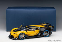 Indlæs billede til gallerivisning BUGATTI CONCEPT VISION GRAN TURISMO 2018 MIDAS YELLOW CARBON BLACK