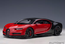 Indlæs billede til gallerivisning 1/18 Bugatti Chiron Sport, red/carbon  1:18