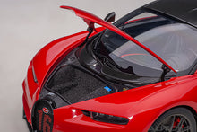 Indlæs billede til gallerivisning 1/18 Bugatti Chiron Sport, red/carbon  1:18