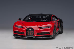 1/18 Bugatti Chiron Sport, red/carbon  1:18