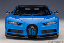 Indlæs billede til gallerivisning 1/18 Bugatti Chiron Sport, racing blue/carbon 1:18