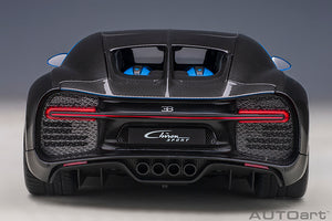 1/18 Bugatti Chiron Sport, racing blue/carbon 1:18